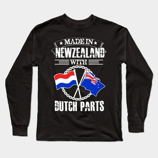 Netherland and New Zeland Long Sleeve T-Shirt by Dojaja